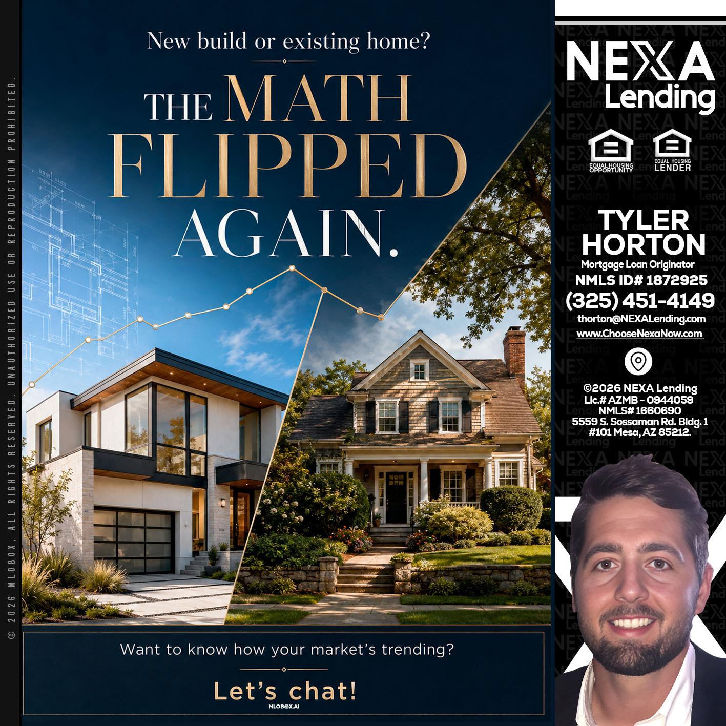 THE MATH FLIPED - Tyler Horton -Mortgage Loan Originator
