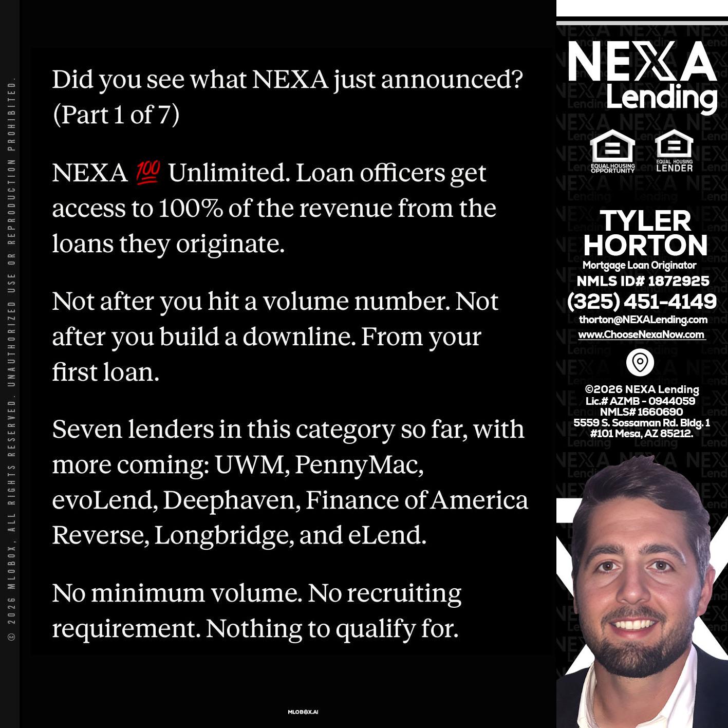 DID YOU KNOW - Tyler Horton -Mortgage Loan Originator