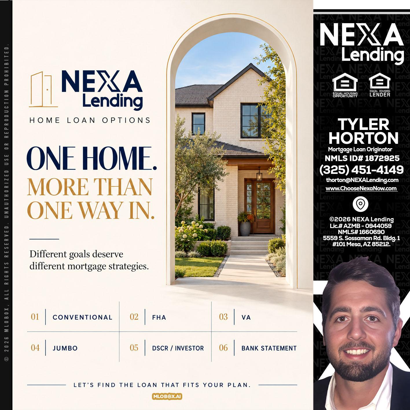 ONE HOME - Tyler Horton -Mortgage Loan Originator