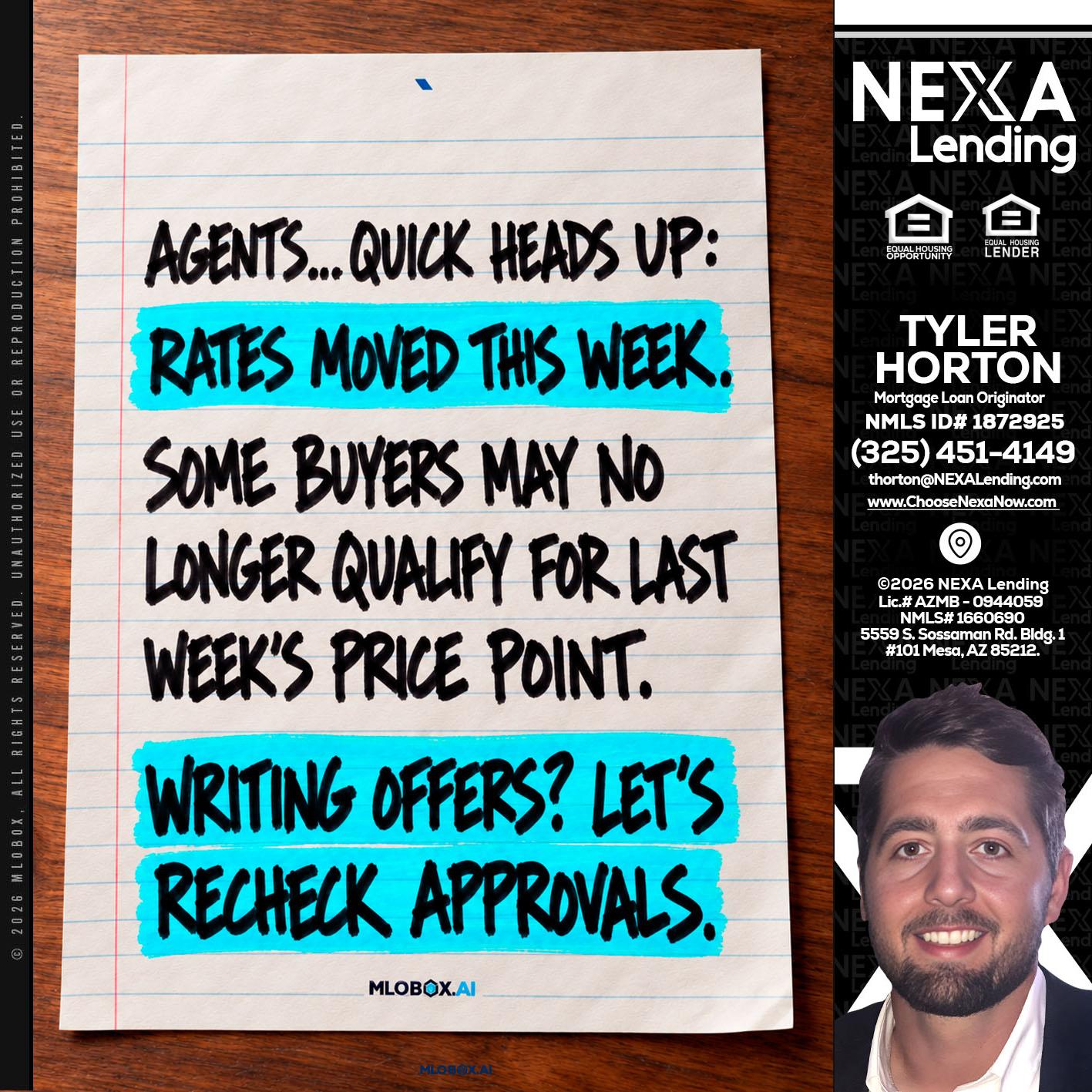 AGENTS - Tyler Horton -Mortgage Loan Originator